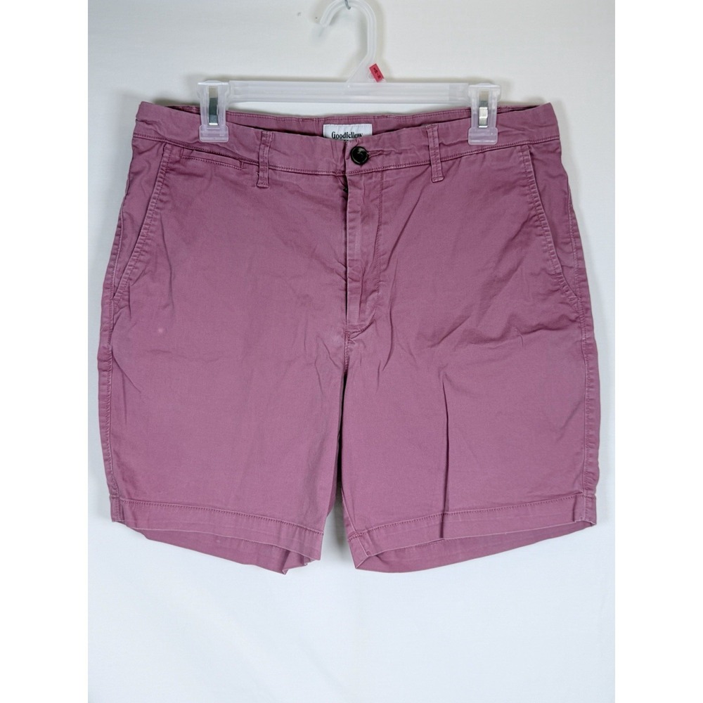 Goodfellow & Co Men's Pink Chino Shorts Size 32 Casual Summer Shorts